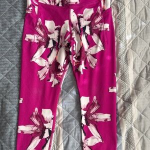 Avia Kids Floral Magenta Leggings